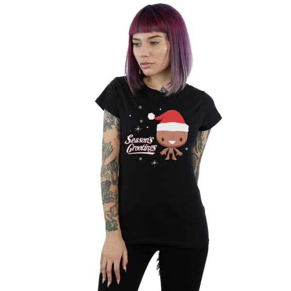 Marvel Dam/Tjej Season´s Grootings T-shirt i bomull