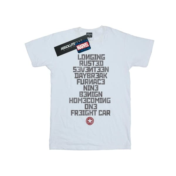 Marvel T-shirt i bomull för flickor - Winter Soldier Trigger Words
