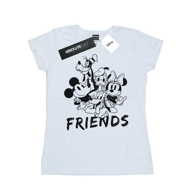 Disney Womens/Ladies Mickey Mouse And Friends Cotton T-Shirt