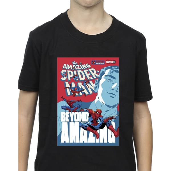 Marvel Spider-Man Beyond Amazing Cover - T-shirt för pojkar
