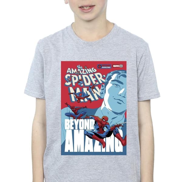 Marvel Spider-Man Beyond Amazing Cover - T-shirt för pojkar