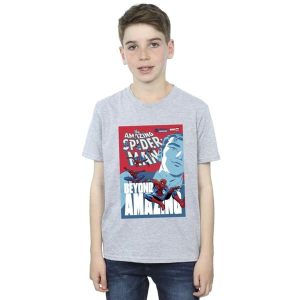 Marvel Spider-Man Beyond Amazing Cover - T-shirt för pojkar