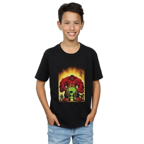 Marvel Boys Who Is The Red Hulk T-Shirt