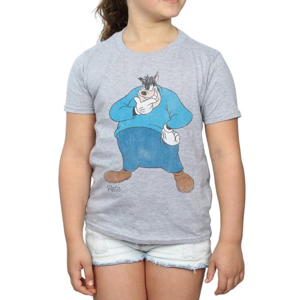 Disney Classic Pete bomulls-T-shirt för flickor