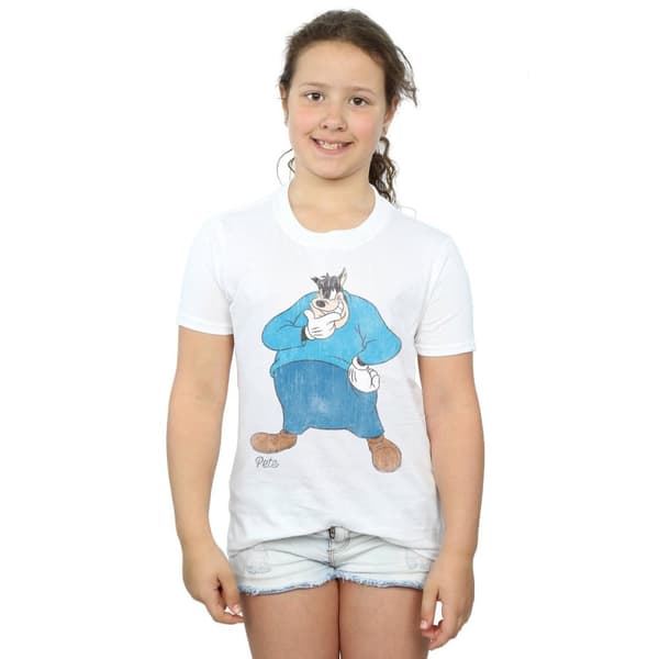 Disney Classic Pete bomulls-T-shirt för flickor