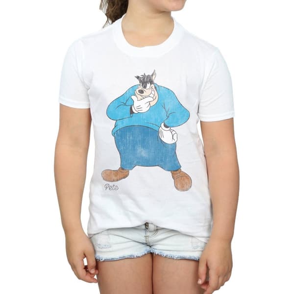 Disney Classic Pete bomulls-T-shirt för flickor