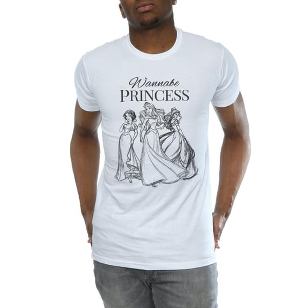 Disney Princess Mens Wannabe Princess T-Shirt