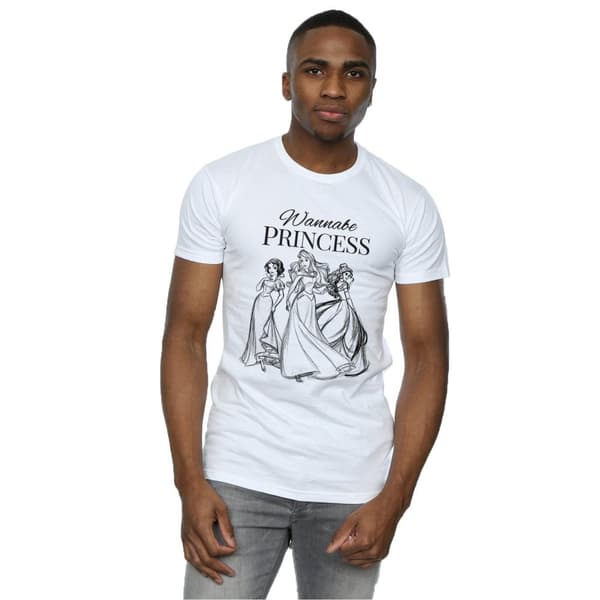 Disney Princess Mens Wannabe Princess T-Shirt
