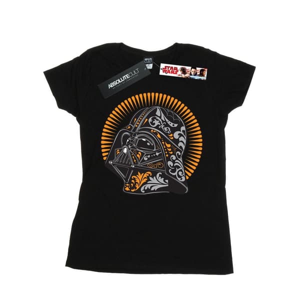 Star Wars Womens/Ladies Darth Vader Dia De Los Muertos Cotton T-Shirt