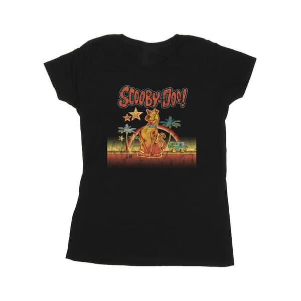 Scooby Doo Womens/Ladies Palm Trees Cotton T-Shirt