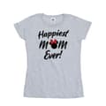 Miniatyrbild 1 av 2: Disney Dam/Tjej Minnie Mouse Happiest Mom Ever - T-shirt i bomull