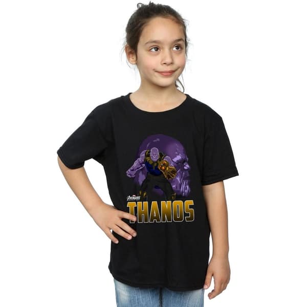 Marvel Girls Avengers Infinity War Thanos Character Cotton T-Shirt