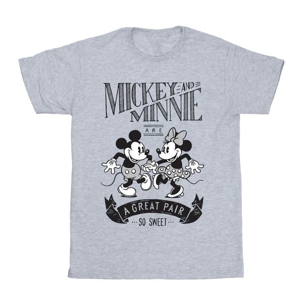 Disney T-shirt i bomull för flickor - Musse Pigg och Mimmi Pigg