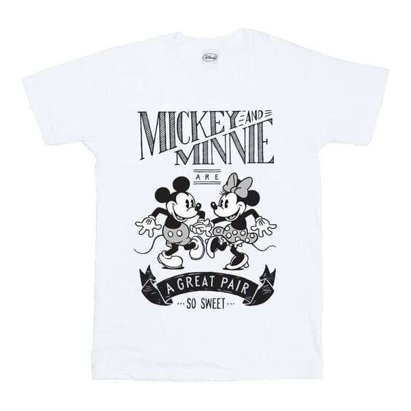 Disney T-shirt i bomull för flickor - Musse Pigg och Mimmi Pigg