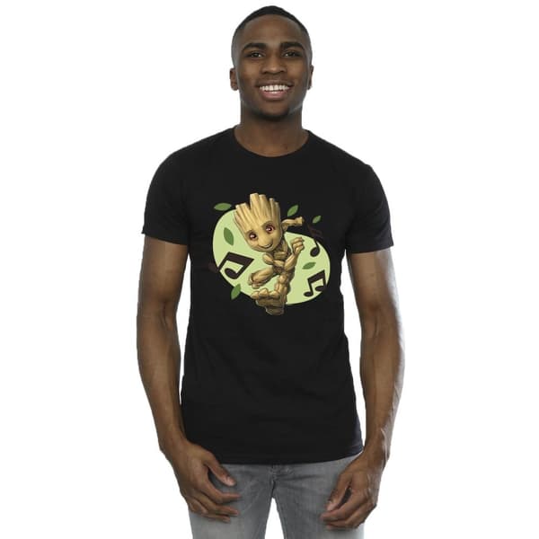 Marvel Guardians Of The Galaxy Groot musikaliska noter T-shirt