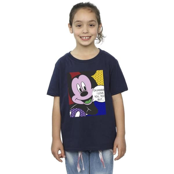 Disney Musse Pigg Oh Mimmi Pop Art T-shirt i bomull för flickor