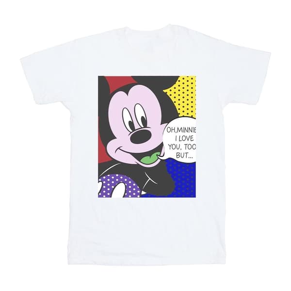 Disney Musse Pigg Oh Mimmi Pop Art T-shirt i bomull för flickor
