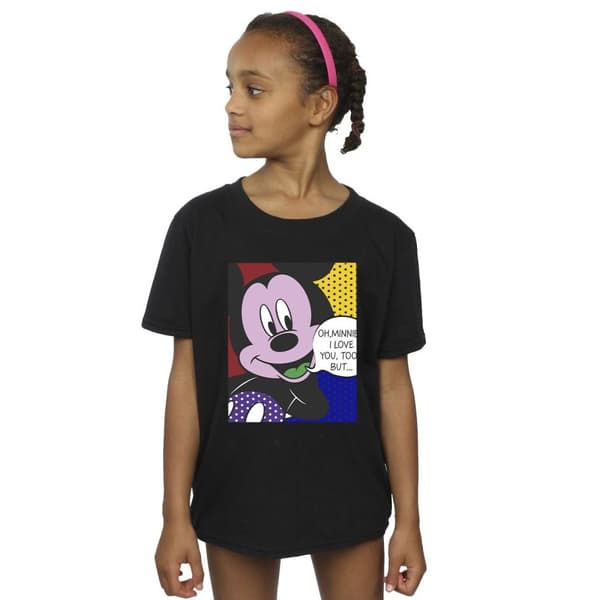 Disney Musse Pigg Oh Mimmi Pop Art T-shirt i bomull för flickor