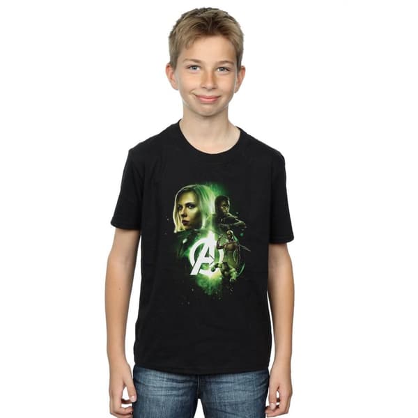 Marvel Pojkar Avengers Infinity War Widow Panther Team Up T-shirt