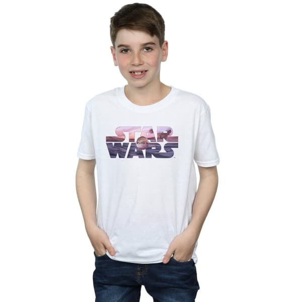 Star Wars Pojkar - The Mandalorian - The Child T-shirt med logotyp
