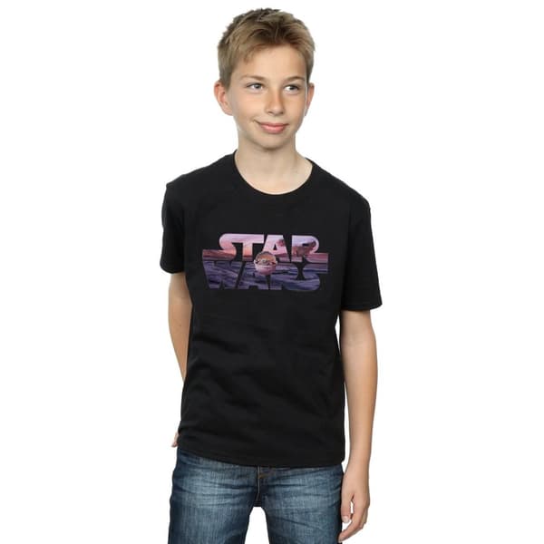 Star Wars Pojkar - The Mandalorian - The Child T-shirt med logotyp