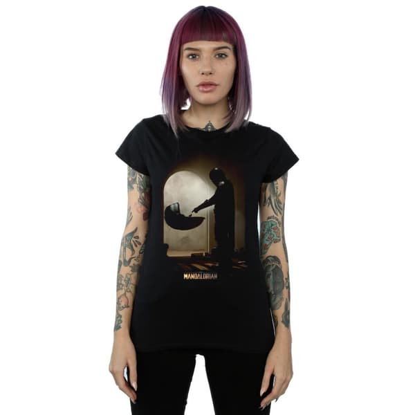 Star Wars Womens/Ladies The Mandalorian Find The Child Cotton T-Shirt