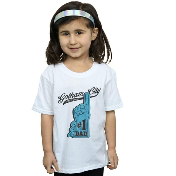 DC Comics T-shirt i bomull för flickor - Batman Number One Dad