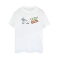 Miniatyrbild 1 av 3: Disney Dam/Tjej Toy Story Buzz Pulling Logo Bomull Boyfriend T-shirt