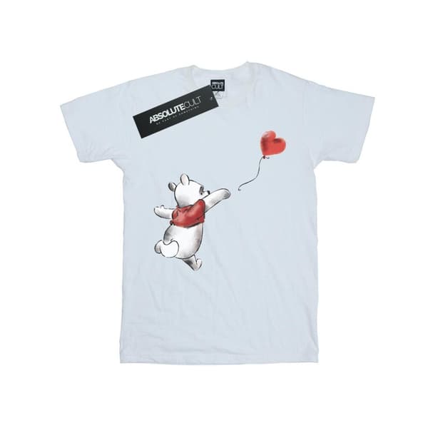 Disney Girls Winnie The Pooh Balloon Cotton T-Shirt