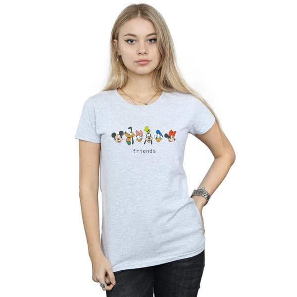 Disney Womens/Ladies Mickey Mouse And Friends Cotton T-Shirt