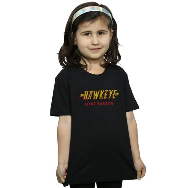 Marvel Hawkeye AKA Clint Barton bomulls-T-shirt för flickor