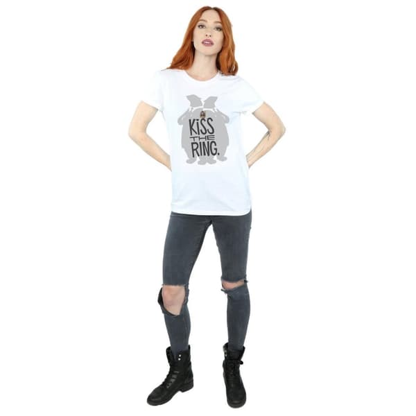 Disney Dam/Tjej Zootropolis Kiss The Ring Boyfriend T-shirt i bomull