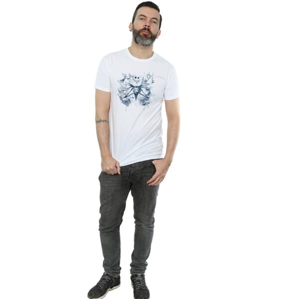 Disney Nightmare Before Christmas - T-shirt med färgspray för vårdpersonal