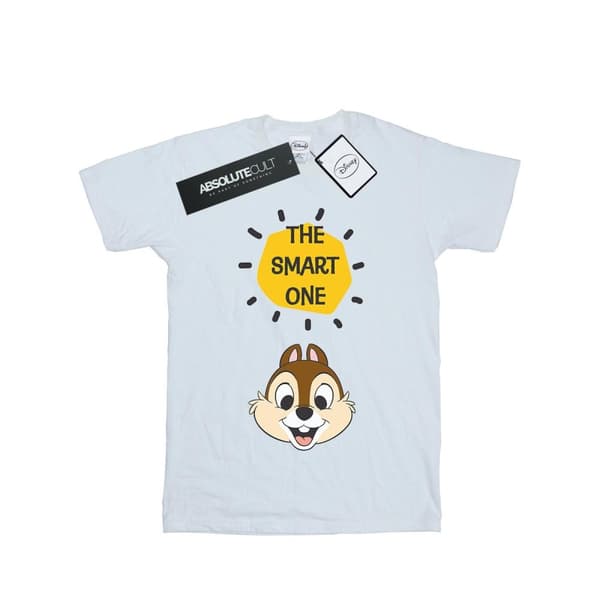 Disney Womens/Ladies Chip N Dale The Smart One Cotton Boyfriend T-Shirt