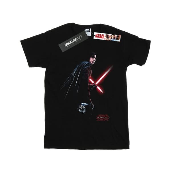 Star Wars Girls The Last Jedi Kylo Ren Shadow Cotton T-Shirt