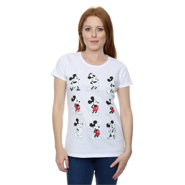 Disney Dam/Tjej - Musse Pigg Evolution - T-shirt i bomull