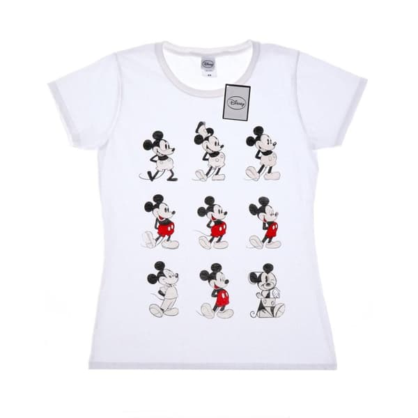 Disney Dam/Tjej - Musse Pigg Evolution - T-shirt i bomull
