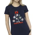 Miniatyrbillede 3 af 4: Disney Womens/Ladies Mickey Mouse And Friends Christmas Tree Cotton T-Shirt
