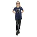Miniatyrbilde 4 av 5: DC Comics Womens/Ladies Justice League Movie Shield Cotton Boyfriend T-Shirt
