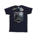 Miniatyrbilde 1 av 5: DC Comics Womens/Ladies Justice League Movie Shield Cotton Boyfriend T-Shirt