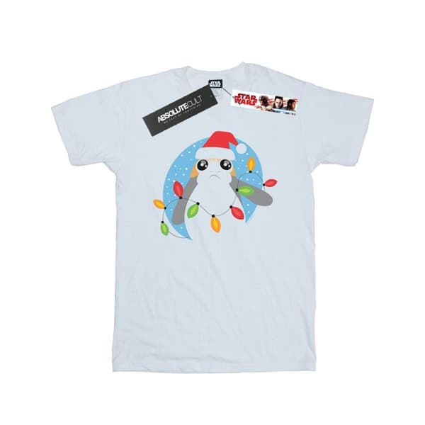 Star Wars Pojkar - Den sista Jedi-riddaren Porg T-shirt med julljus