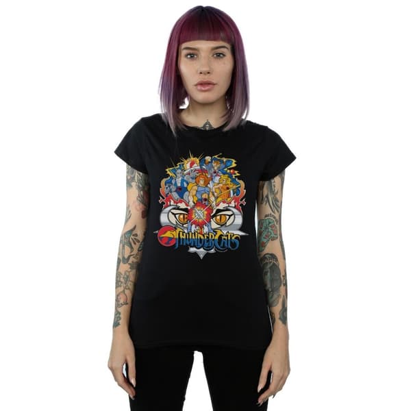 Thundercats Womens/Ladies Action Group Shot Cotton T-Shirt