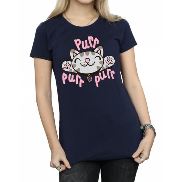 Big Bang Theory Womens/Ladies Soft Kitty Purr Cotton T-Shirt