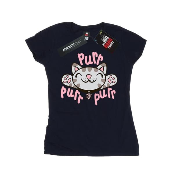 Big Bang Theory Womens/Ladies Soft Kitty Purr Cotton T-Shirt