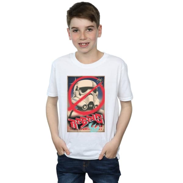 Star Wars T-shirt med Rebels-affisch för pojkar
