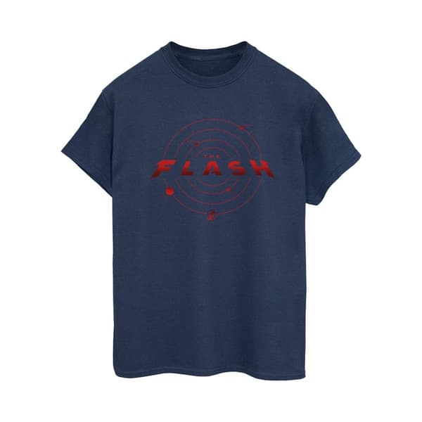 DC Comics Dam/Tjej The Flash Multiverse Rings Boyfriend T-shirt i bomull