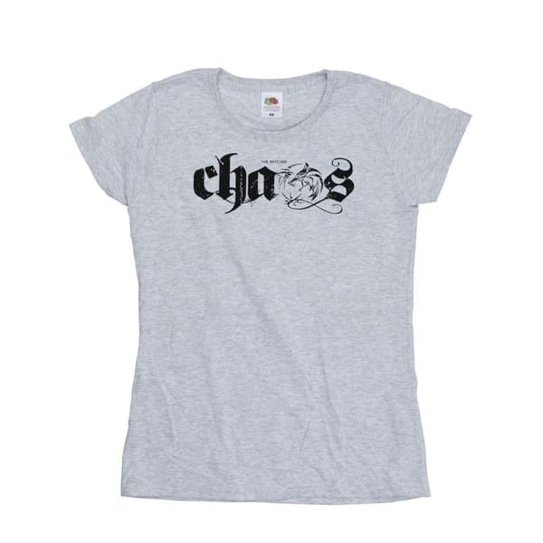 Netflix Dam/Tjej The Witcher Chaos T-shirt i bomull