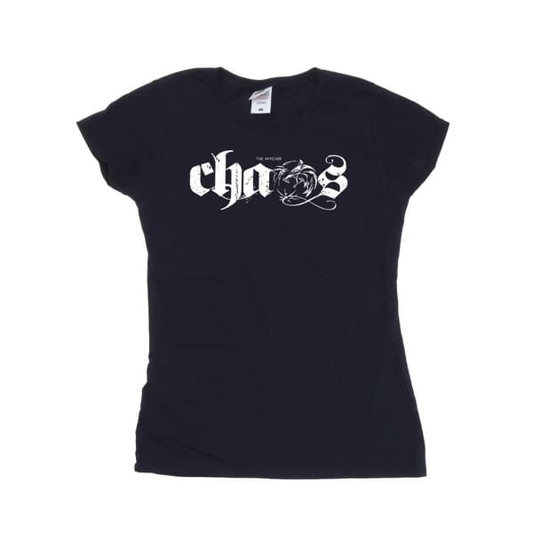 Netflix Dam/Tjej The Witcher Chaos T-shirt i bomull