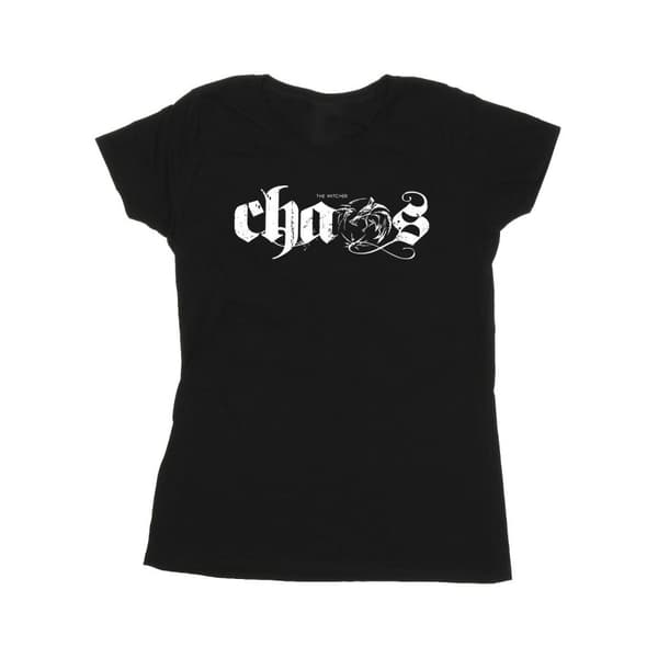 Netflix Dam/Tjej The Witcher Chaos T-shirt i bomull