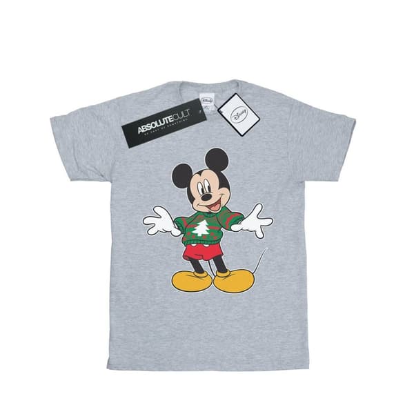 Disney Flickor Musse Pigg-juljacka Stroke T-shirt i bomull